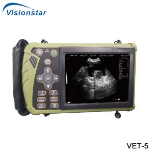 Black & White Handheld Veterinary Ultrasound Machine VET 5