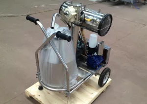 Automatic Single Bucket Cows Milking Machine , Dairy Equipments for Cows - Image 2
