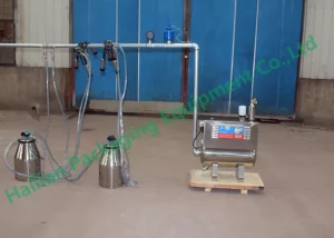 Twin Buckets Pail Automatic sheep milking machine for Dairy
