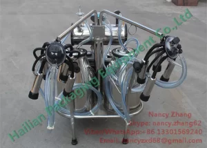 Automated Gasoline Engine Mobile Milking Machine Dairy Milking Equipment