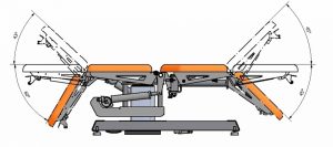4 parts Stationary Treatment Table for Manual Therapy - Image 5