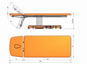 2 Parts Stationary Treatment Table - Image 4