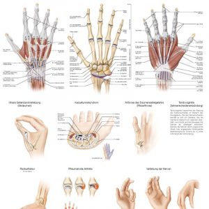 Anatomy Chart Hand 50x70cm