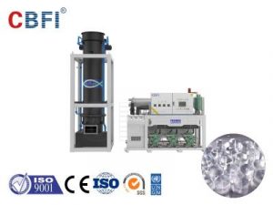 CBFI Solid Tube Ice Machines With Full Cylinders Ices