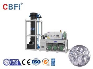 CBFI Solid Tube Ice Machines With Full Cylinders Ices