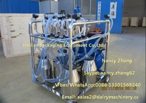 Petrol Power Mobile Milking Machine With Electric Motor And Gasoline Engine_1