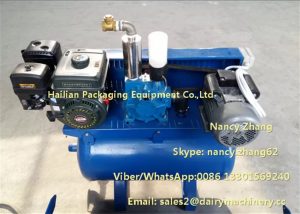 Petrol Power Mobile Milking Machine With Electric Motor And Gasoline Engine - Image 3
