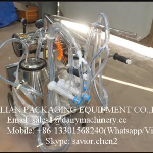 Portable Machine For Milking Goat With Silcone Liner , Goat Milking Machine for Sale_1