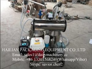 Gasoline Milking Machine With Electric Motor & Dual Use Milking Machine_2
