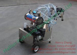 Farm Milking Equipment Portable Cow Milker with Petrol or Gasoline Engine_3