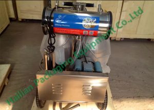 Mobile automatic Cow Milker Vaccum Pump Sucking For Two Cows_1