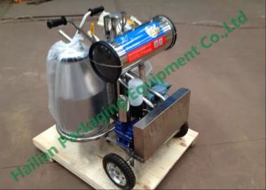 Vaccum Pump Portable Cow Milker Double bucket for Household_1