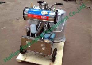 Movable Electric Goat Milker Two Buckets , portable milking machine_1