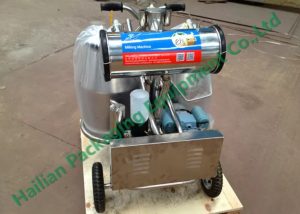 Movable Electric Goat Milker Two Buckets , portable milking machine_3